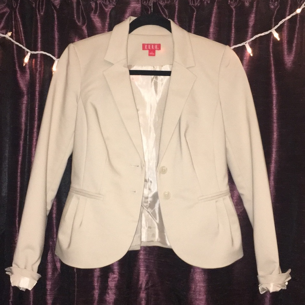 Cream blazer